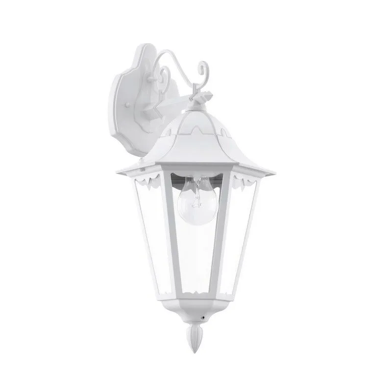 Witte klassieke buitenlamp aluminium, Leanna, IP44